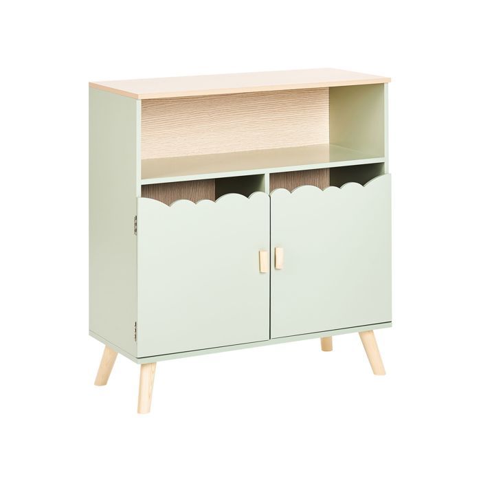 Armoire LACKEY Bois dingénierie Vert clair