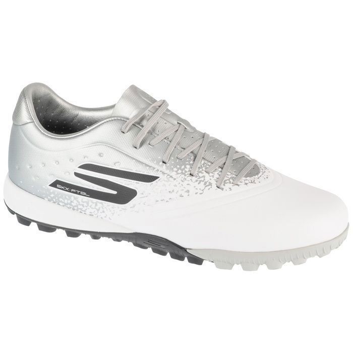 chaussures de foot turf Homme - Blanc - Skechers Razor 1.5 Academy TF