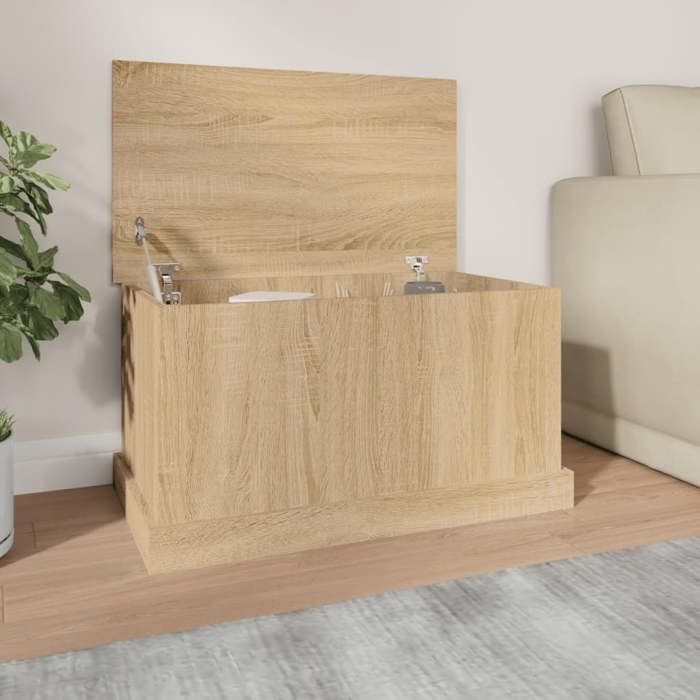 (Promotion octo) Coffre de rangement Chêne Sonoma 70x40x38 cm - Bois dingénierie - Pour salon/chambre/bureau vci3851667
