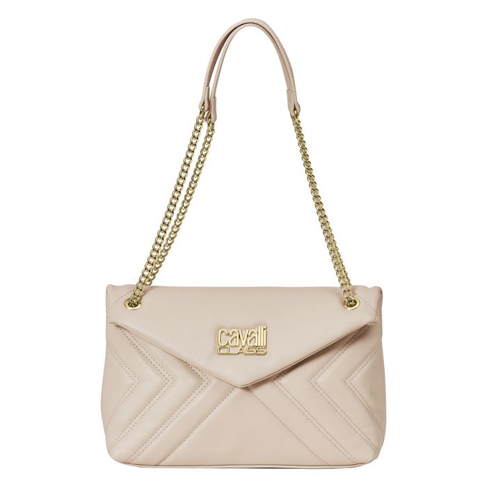 Sac bandoulière rembourré pour femme avec chaîne CCHB0196-Ivoire Sac bandoulière rembourré pour femme avec chaîne CCHB0196-Ivoire