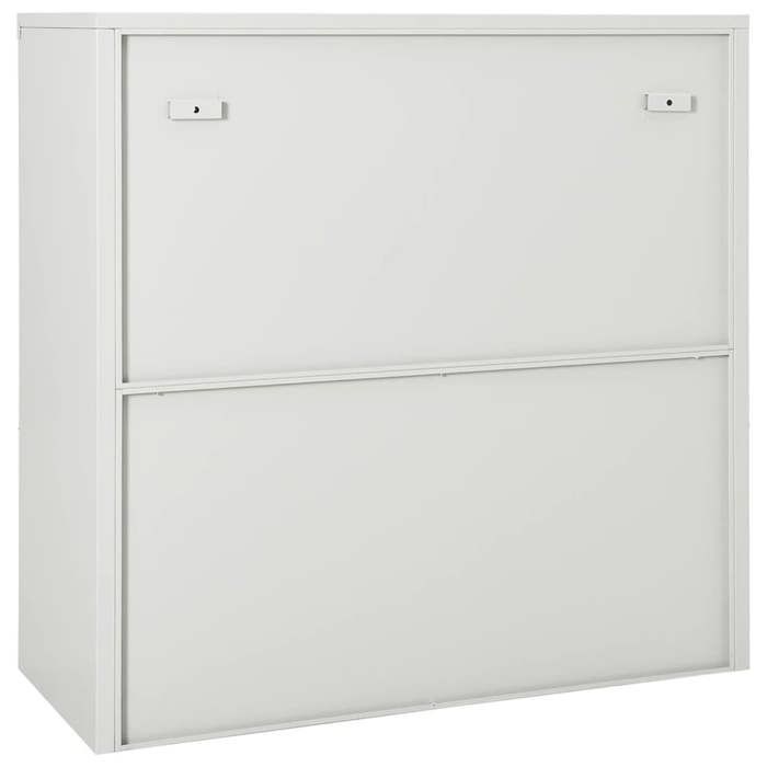 SALE dhiver Armoire à portes coulissantes - BURKE - meuble bureau - Gris clair 90x40x90 cm Acier AA1392 SALE dhiver Armoire à portes coulissantes - BURKE - meuble bureau - Gris clair 90x40x90 cm Acier AA1392