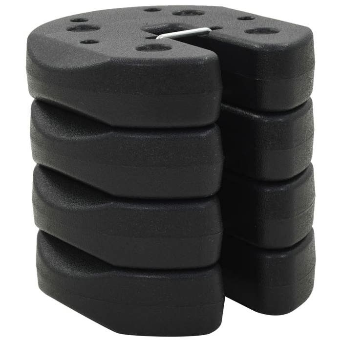 SALE 2026 Noir - Poids pour belvédère 4 pcs Noir 220x50 mm Béton PRO575634021