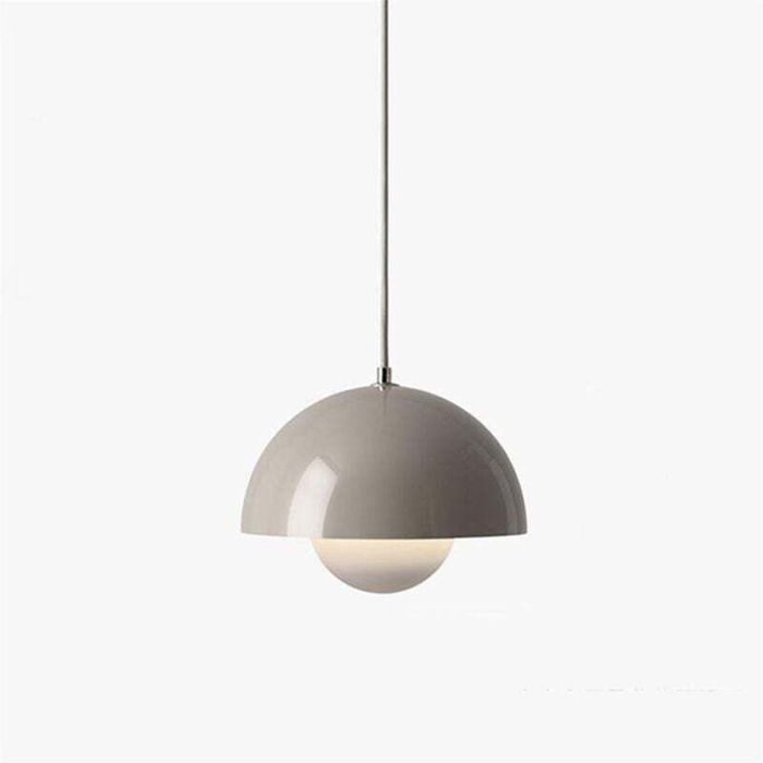 Lampe de chevet suspendue - PZCC - Bouton de fleur - Design nordique - Hauteur réglable - Douille E27