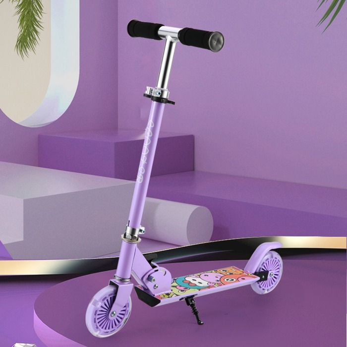 Pearl Trottinette Pliable Pour Enfant – Cadre Aluminium, Hauteur Réglable 70-80 Cm, Roulements ABEC 7, Couleur Rose – Léger 1,9 Kg, Idéal 3-10 Ans