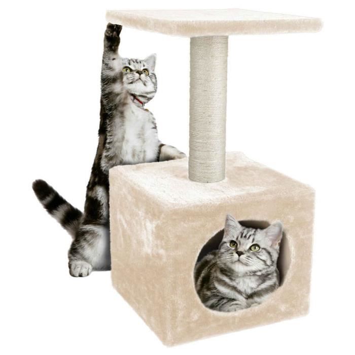 Animalis Arbre A Chat Cube Beige Cdiscount Animalerie Animalis Arbre A Chat Cube Beige Cdiscount Animalerie