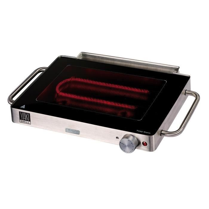 Ariete 798 Grille double contact Electrique Dessus de table Acier inoxydable Rectangulaire - vue 2