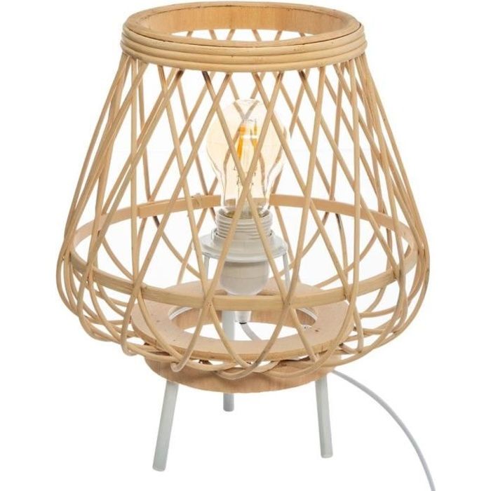 Lampe A Poser Bambou Achat Vente Pas Cher