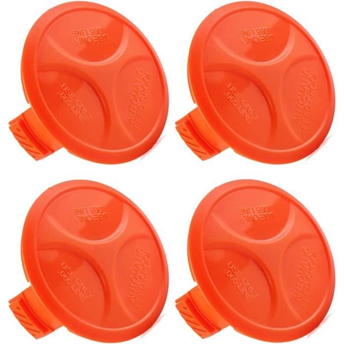 Rasentrimmer-Spulenkappe Für Black & Decker STC1820PC, STC1840, ST5530 U.a. – 4 Stück, Hochschlagfestes ABS