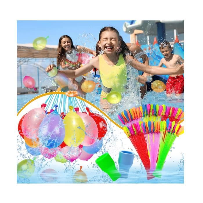 12 Ballons à Eau Réutilisables - Remplissage Auto Et Rapide - Jeux D'eau Pour Enfants Et Adultes - Idéal Piscine, Plage, Jardin | Bombe à Eau