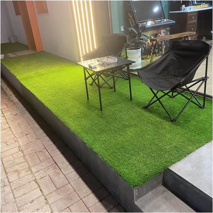 Gazon Artificiel 3m X 5m JHAISMAO - Tapis Vert 20mm Pour Intérieur/Extérieur