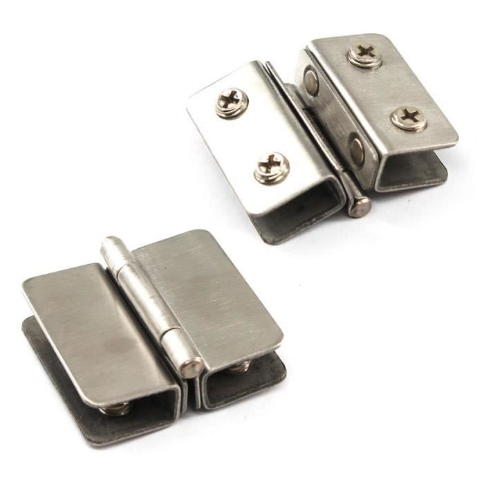 XMHF Lot De 12 Charnières De Porte De Placard De 6,1 X 3,8 Cm