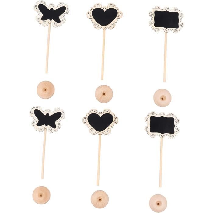20Pcs Petit Tableau Noir, Mini Panneau d'Affichage Pour Mariage/Fête/Table/ Étiquette de Prix, Facile à Écrire/Effacer, Mini Tableau de Message 10*7.5cm (Noir 20Pcs Petit Tableau Noir, Mini Panneau d'Affichage Pour Mariage/Fête/Table/ Étiquette de Prix, Facile à Écrire/Effacer, Mini Tableau de Message 10*7.5cm (Noir