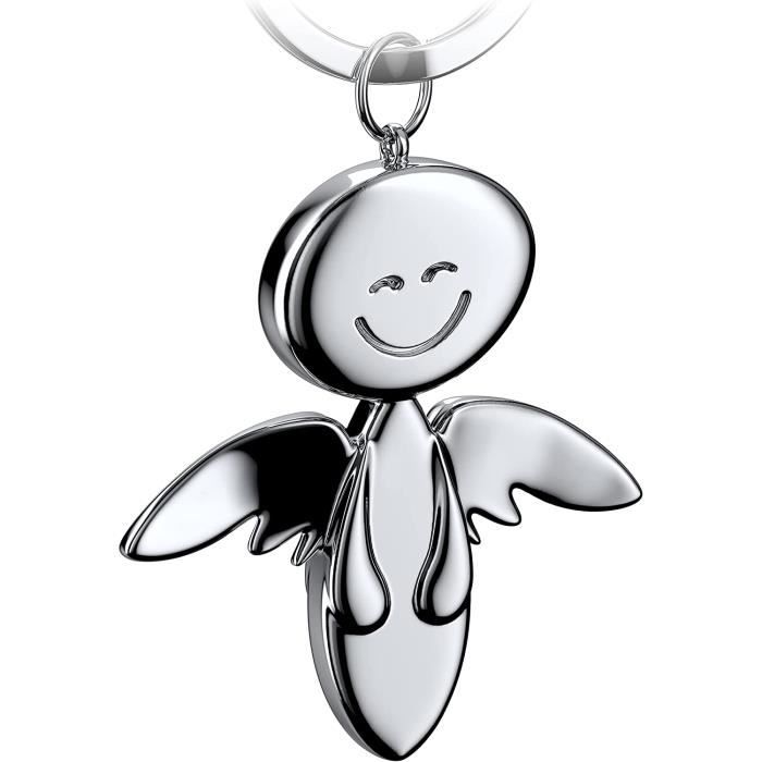 GZXYA 1275 Porte-clés ange gardien porte-bonheur avec pendentif en forme  d'ange avec cœur pour examens ou voiture, convient comme cadeau pour femme