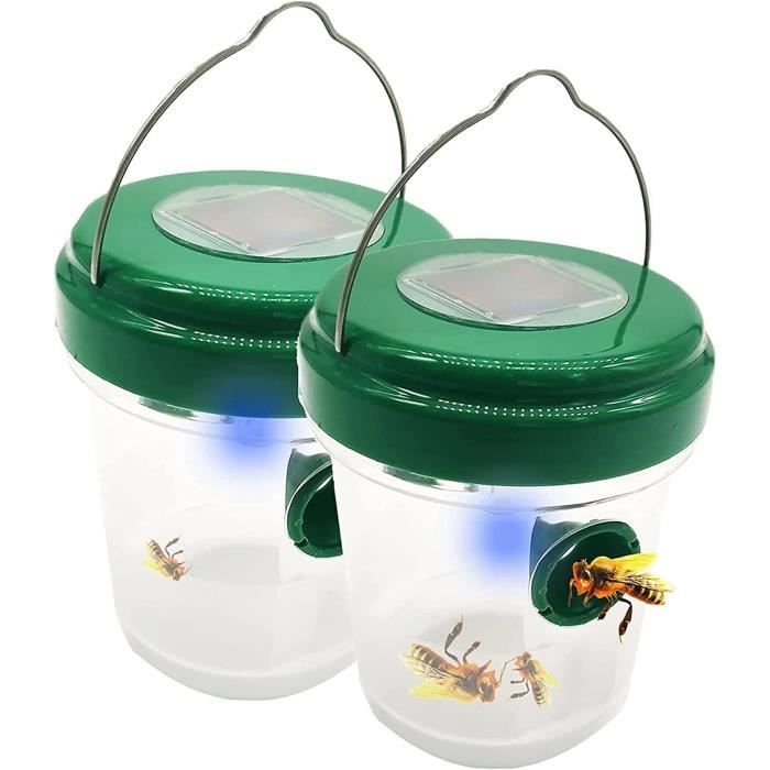 2 Pièces Piège À Mouches Piège Guêpes Piège Insectes LED Énergie ...