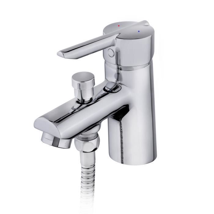 Mitigeur Bain Douche Monotrou Kem Chrome Inventiv Achat