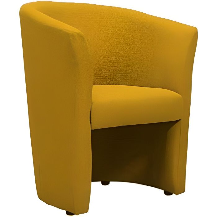 Fauteuil Cabriolet jaune moutarde - CABRI