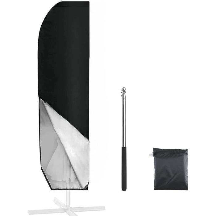 Housse De Parasol Étanché 265x50/70/40cm Avec Tige - Oxford Anti-UV Anti-Vent Pour Parasol Déporté