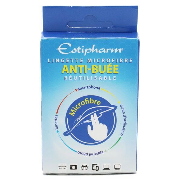 Estipharm Lingette Microfibre Antibuée Réutilisable