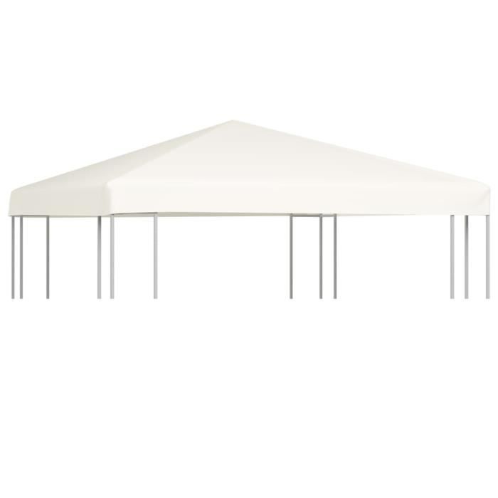 Couverture Supérieure De Remplacement VONROC Pour Tente De Réception 3x3m - Imperméable Gris