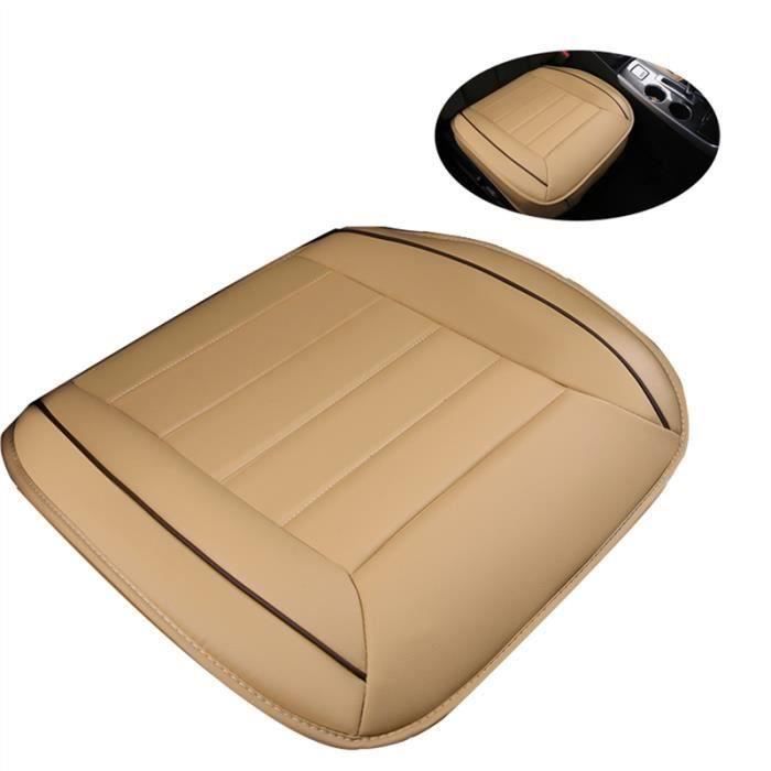 Coussin de si/ège de Voiture Beige Universel de Maintien au Chaud Avant Si/ège dauto Housses de Si/ège Couvre matelassage Voiture,1 PC