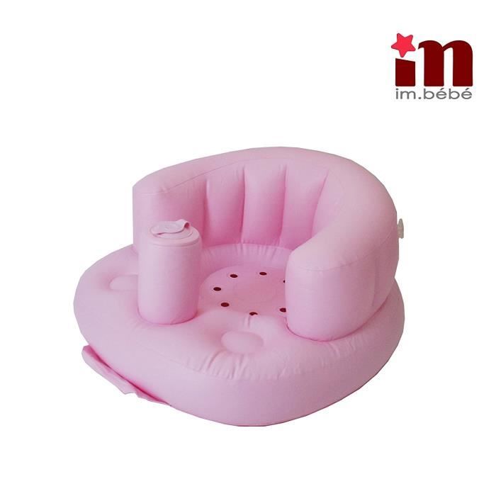 Imbebe Siege De Bain Transat Siege Bebe Gonflable Multifonction Douche Repas Plage Jeux Etc En Pvc Rose Cdiscount Puericulture Eveil Bebe