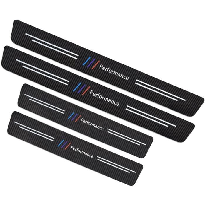 Autocollants Seuil De Porte En Fibre De Carbone – Protection Contre Rayures, Pour BMW Série 1/3/5/7/X, Facile à Poser - 2