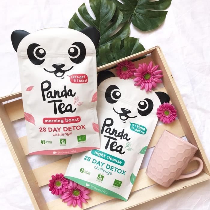 Panda Tea The Detox Cure Minceur Biologique Challenge 28 Jours 56 Sachets Cdiscount Sante Mieux Vivre