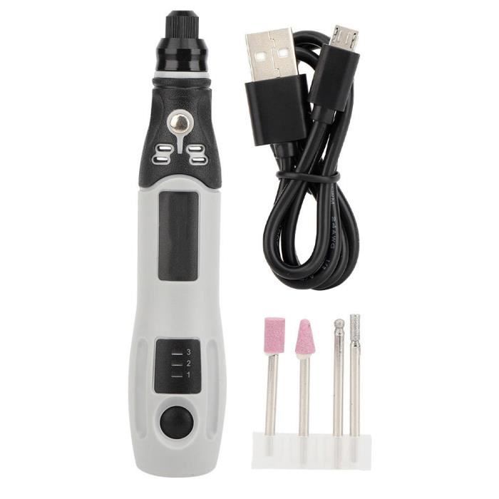 Mini Perceuse Électrique 3 Vitesses - Avec 10 Forets Pour DIY, Bois, Résine