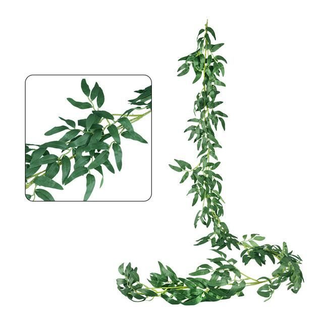 Guirlande Citron Artificielle 2m Avec Feuilles D'Eucalyptus - Décoration Naturelle