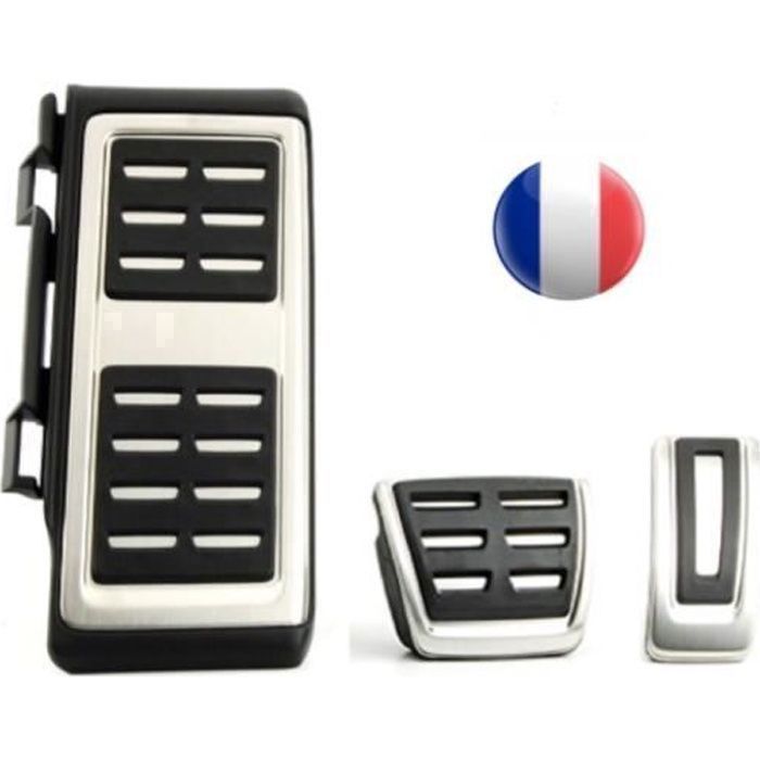 Repose-pied Alu Pour Pédalier Voiture – Compatible Kia/Hyundai 2016-2021, Antidérapant, Installation Facile