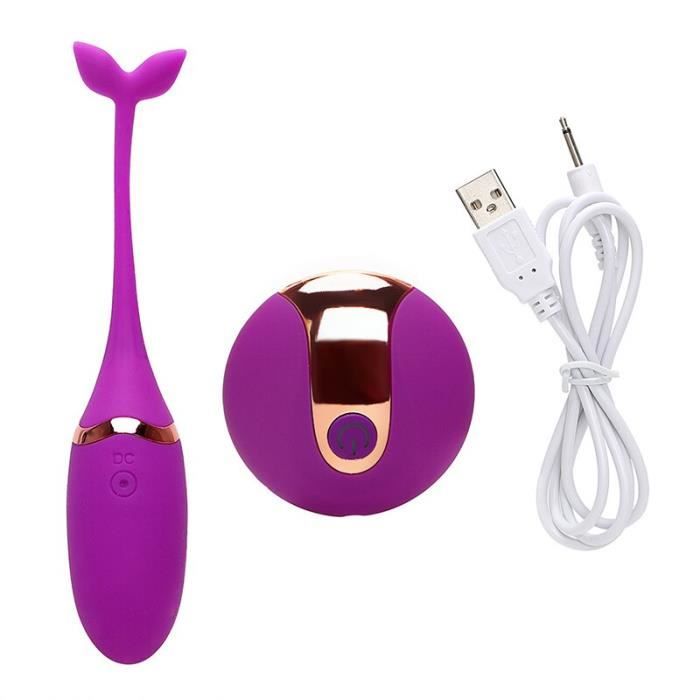 Vibrateur Plug Anal LED Télécommande – Jouets Sexuels Lumineux G-Spot – Neuf