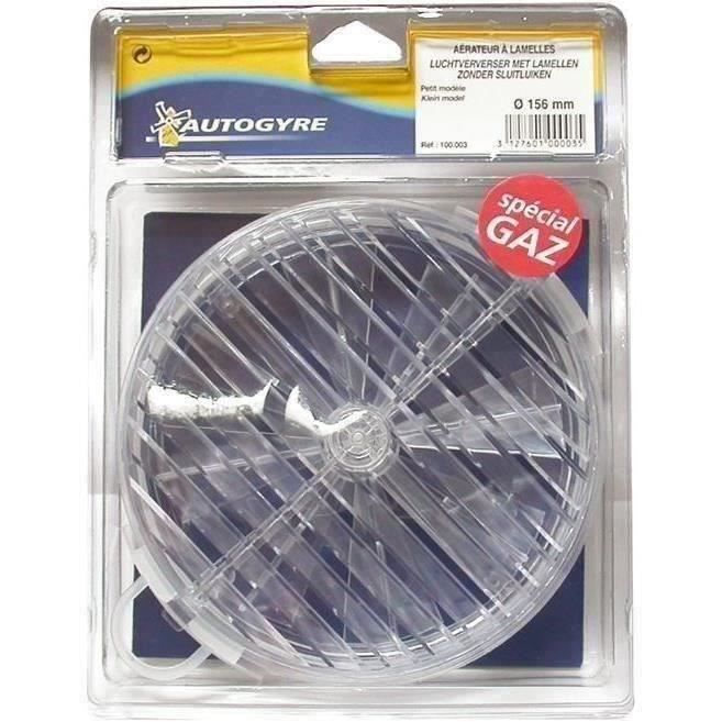 Aérateur à lamelles cristal - D: 192 mm