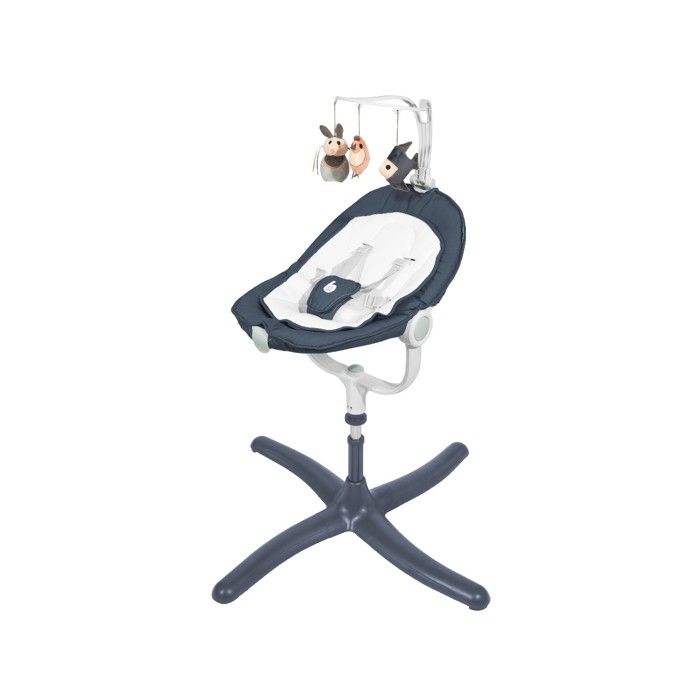 BABYMOOV Transat Swoon Air, réglable sur 5 positions, rotation à 360°, réducteur et arche de jeux inclus