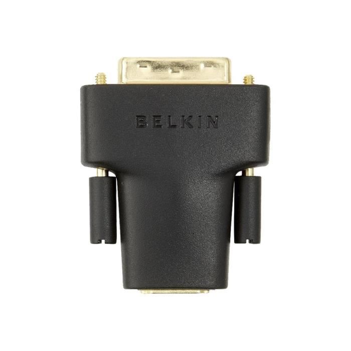BELKIN Adaptateur HDMI DVI-D F/M - Plaqué noir et doré