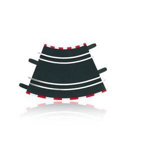 Carrera – Set De 4 Courbes 1/45° (161 Mm) – Extension Pour Piste DIGITAL 143, GO!!! Et GO!!! PLUS, échelle 1:43