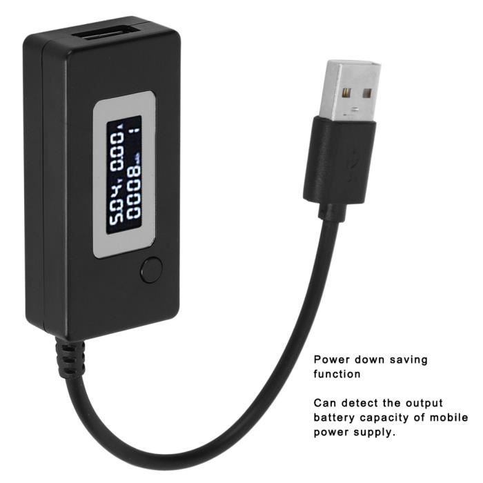 Mètre USB USB Couleur LCD Voltmètre Ampèremètre Compteur De Courant Multimètre Chargeur Testeur