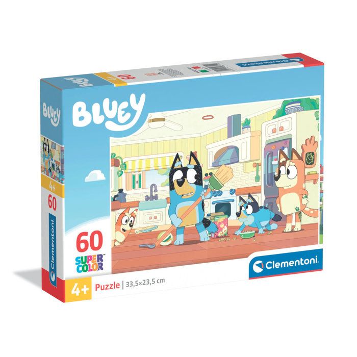 CLEMENTONI - 60 pièces - Bluey CLEMENTONI - 60 pièces - Bluey