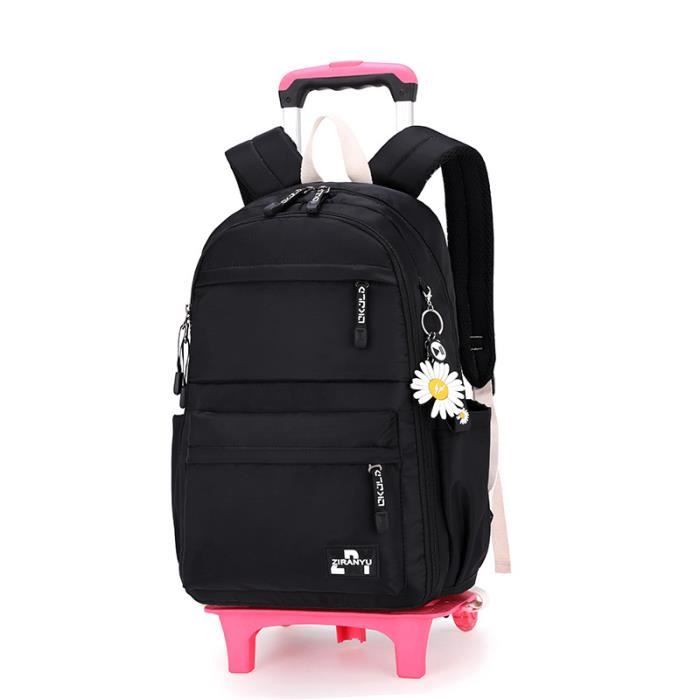 CARTABLE Cartable TrolleyCartable à roulettes Baclpack École pour Les Garçons et Les Filles Sac