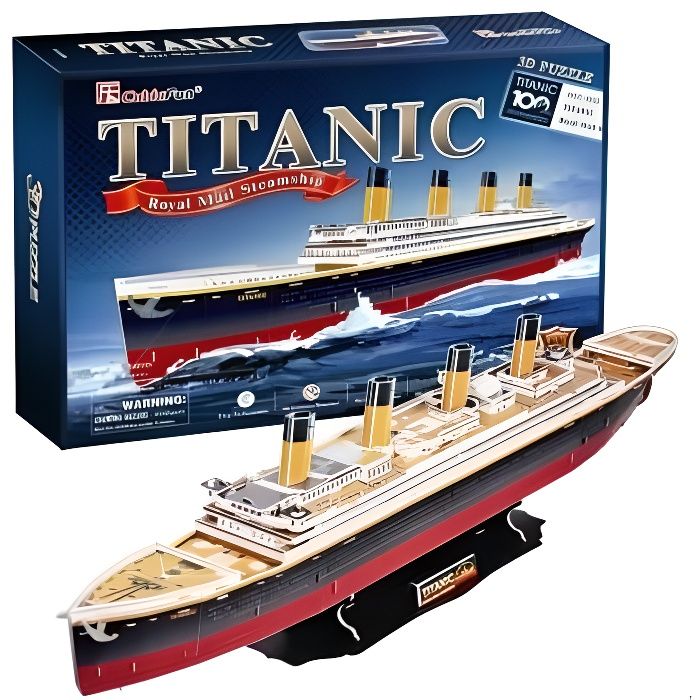 Puzzle 3D Titanic Cdiscount Jeux Jouets