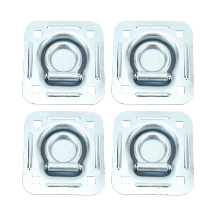 Lot De 6 Crochets D En Acier Pour Remorque/camion - Ancrages D'arrimage 1/4" - Maxhanest - Garantie 3 Mois
