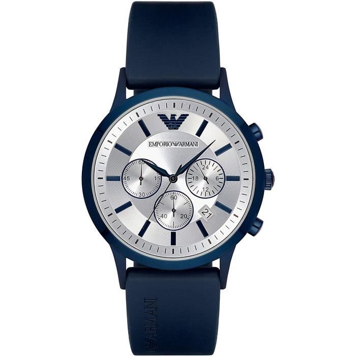 EMPORIO ARMANI Montre -  - AR11026 - Analogique - &Eacute;tanch&eacute;it&eacute; 5 ATM - Bracelet en caoutchouc 