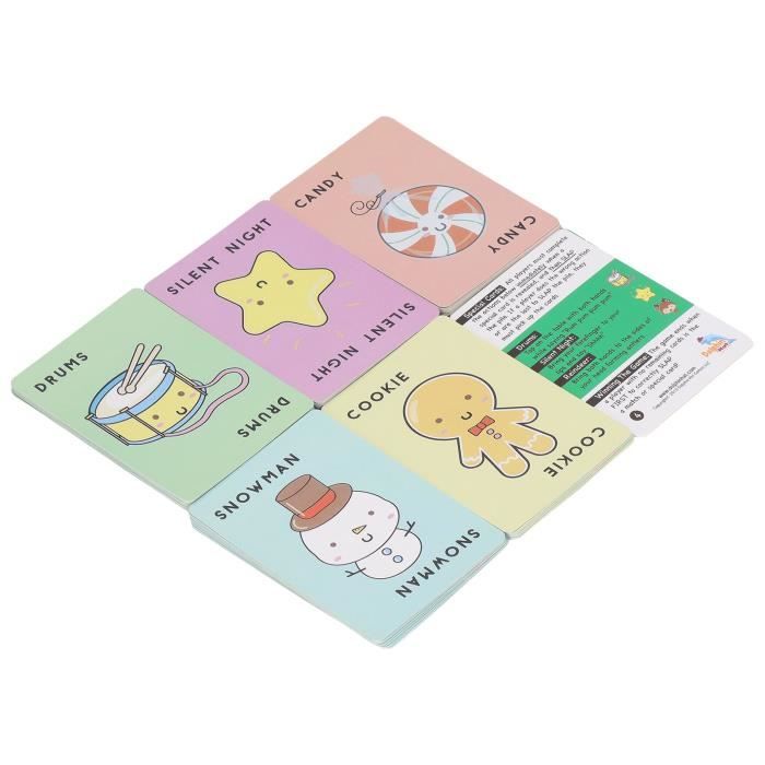 Lot De 2 Jeux De Cartes Poker Thème Noël – 55 Cartes Chacun – 5,7 X 8,7 Cm – Papier Cartonné Premium – Cadeau Festif Pour Toute La Famille