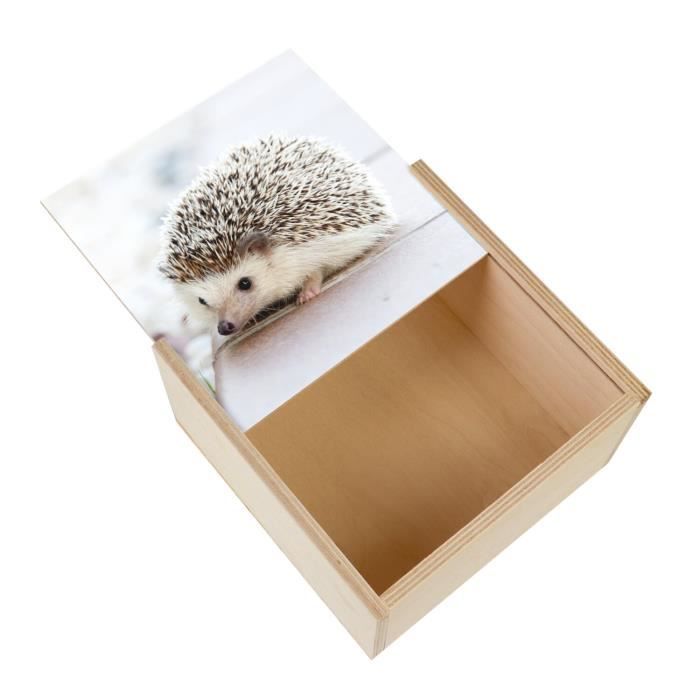 Puzzle En Bois Le Hérisson - 100+ Pièces Formes Animales, Boîte-cadeau En Bois - Pour Adultes Et Enfants
