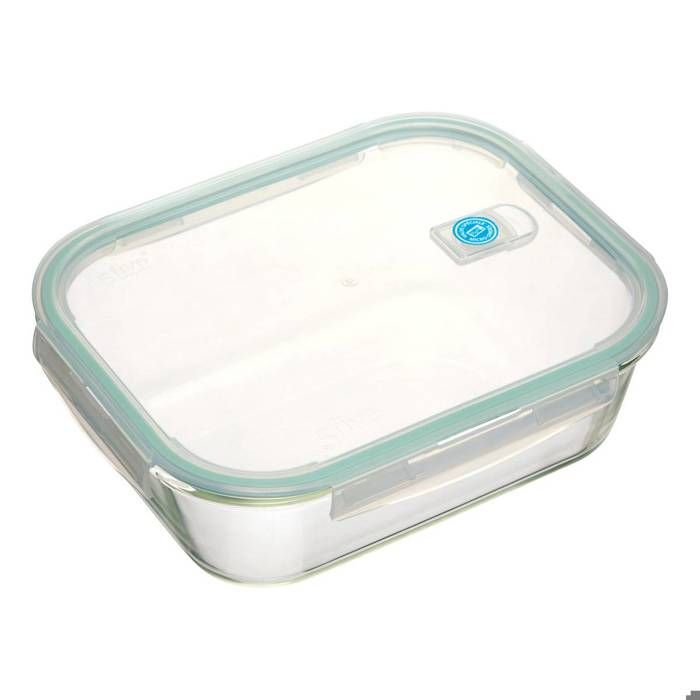 five boite de conservation rectangle en verre clipeat cdiscount maison