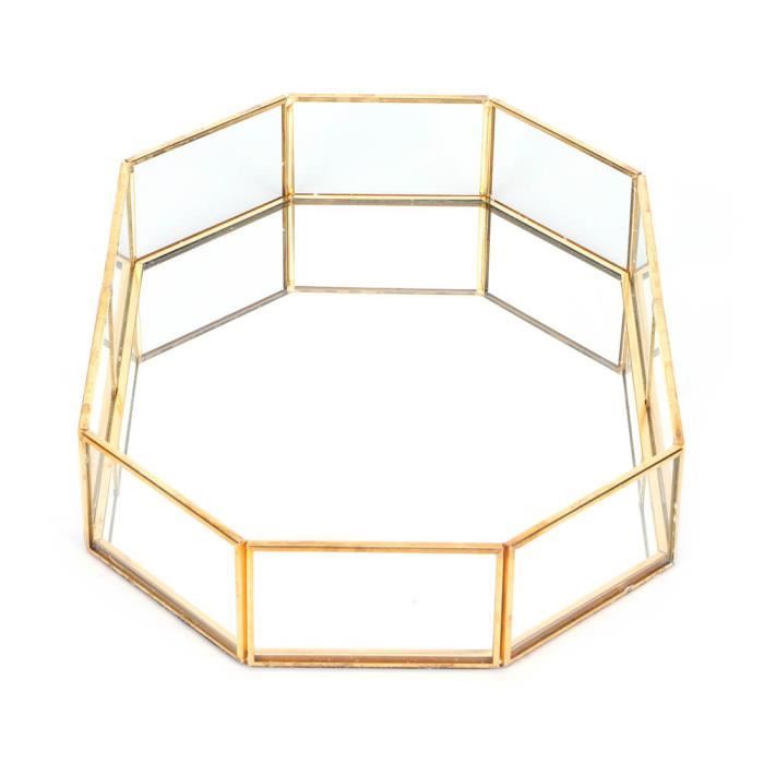 Décoration Nordique Salle De Bain Plateau Décoratif En Verre Miroir Doré - Dimensions 20x14x3,5 Cm - Pour Bijoux, Parfums, Maquillage - Décoration Coiffeuse, Salle De Bain Décoration Nordique Salle De Bain Plateau Décoratif En Verre Miroir Doré - Dimensions 20x14x3,5 Cm - Pour Bijoux, Parfums, Maquillage - Décoration Coiffeuse, Salle De Bain