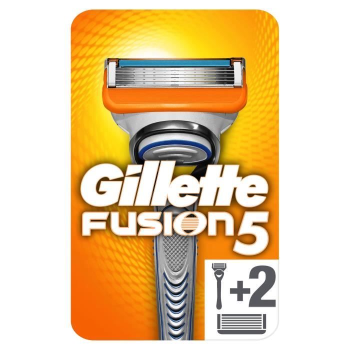 Rasoir électrique Gillette Fusion 5 Pour Hommes - Avec Batterie Duracell Et Lame Préchargée - Idéal Pour Peaux Sensibles