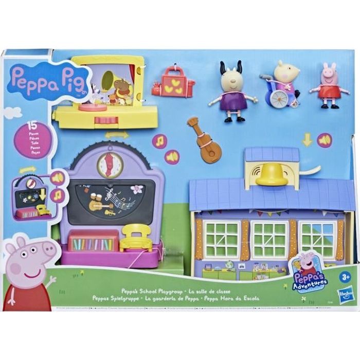 PEPPA PIG - Peppa’s Adventures - La salle de classe - Jouet préscolaire avec phrases et sons - dès 3 ans