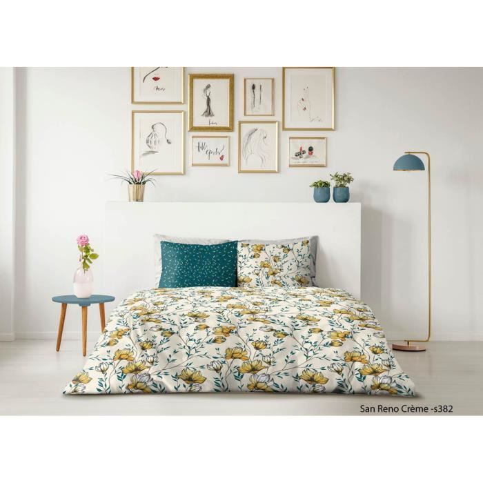Housse De Couette 220x240 Sans Repassage Cdiscount