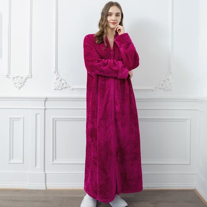 Peignoir femme peluche 2025