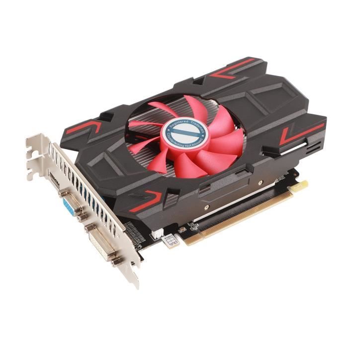 HURRISE carte graphique PC Carte Graphique capacite de 4 Go DDR5 128 Bits 1100 MHz Forte Dissipation informatique boite Cdiscount Informatique